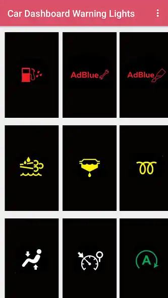 Play Car Dashboard Warning Lights as an online game Car Dashboard Warning Lights with UptoPlay