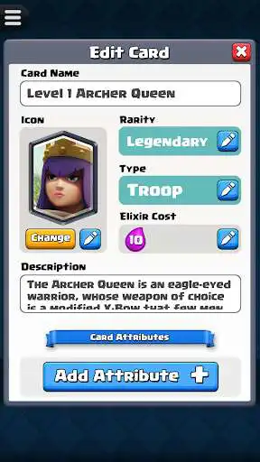 Play Card Creator for CR as an online game Card Creator for CR with UptoPlay
