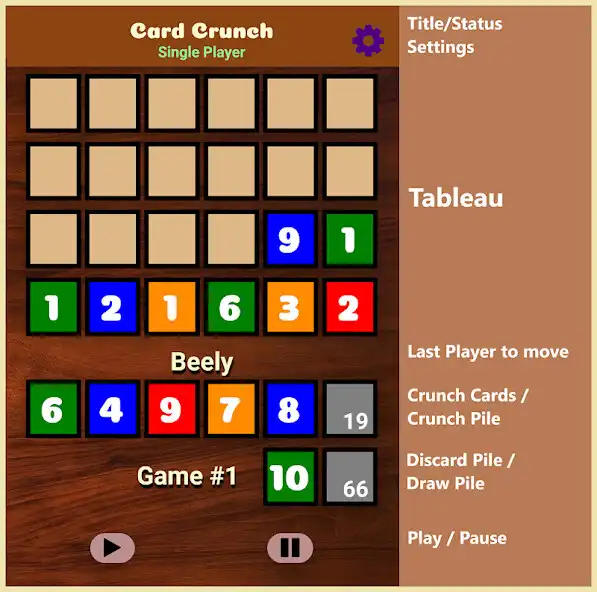 Play Card Crunch Lite as an online game Card Crunch Lite with UptoPlay