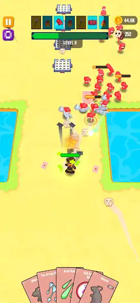 Play Card Defence as an online game Card Defence with UptoPlay