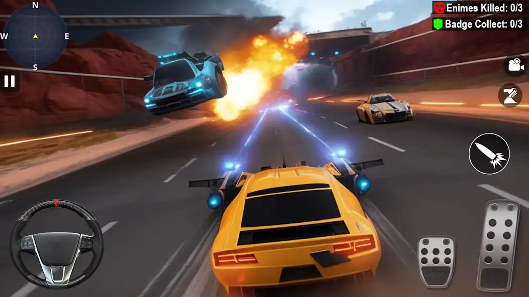 Play Car Death Race Shooting Game  and enjoy Car Death Race Shooting Game with UptoPlay