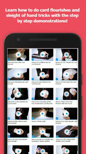 Play Card Flourishes Tricks Guide as an online game Card Flourishes Tricks Guide with UptoPlay