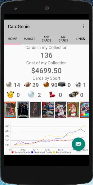 Play CardGeniePro - Sports Cards  and enjoy CardGeniePro - Sports Cards with UptoPlay