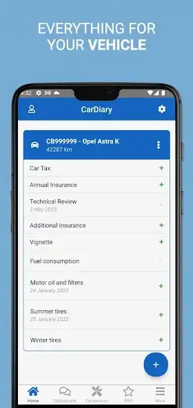 Play CarDiary - Vehicle management as an online game CarDiary - Vehicle management with UptoPlay