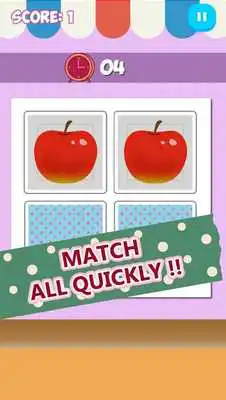 Play Card Match Fruits Play Card Match Fruits