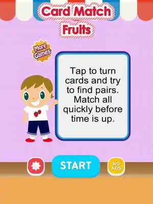 Play Card Match Fruits Play Card Match Fruits