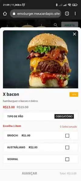 Play Cardápio Restaurante as an online game Cardápio Restaurante with UptoPlay