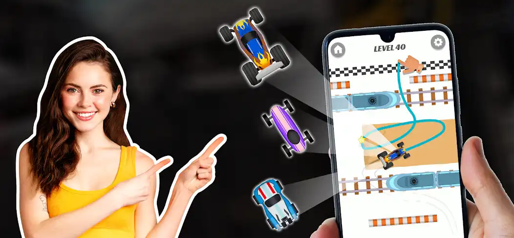 Play Car Drift: Draw Puzzle  and enjoy Car Drift: Draw Puzzle with UptoPlay