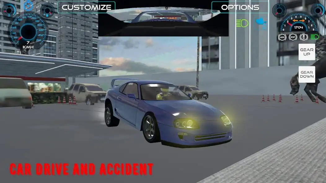 Play Car Drive And Accident as an online game Car Drive And Accident with UptoPlay