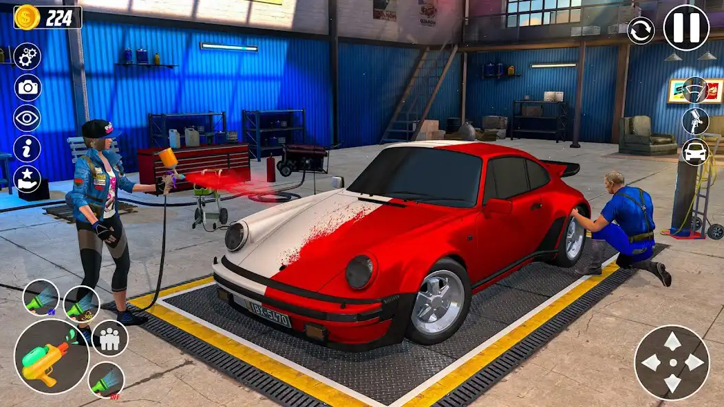 Play Car Driving Car Wash Mechanic as an online game Car Driving Car Wash Mechanic with UptoPlay