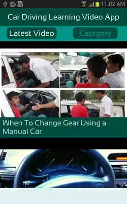 Play Car Driving Learning Video App