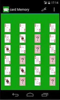Play cards memory game