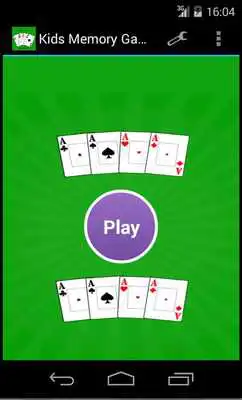 Play cards memory game