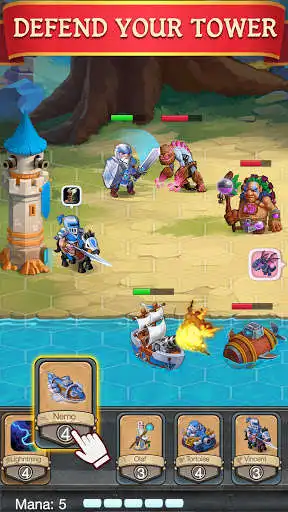 Play Cards & Swords - Tower defense card battle games  and enjoy Cards & Swords - Tower defense card battle games with UptoPlay
