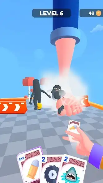 Play Card Thrower as an online game Card Thrower with UptoPlay