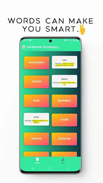 Play Cardwords: Vocabulary Practise  and enjoy Cardwords: Vocabulary Practise with UptoPlay