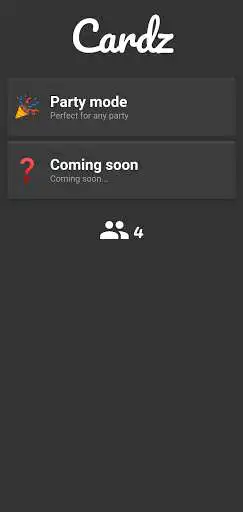 Play Cardz - Drinking party game as an online game Cardz - Drinking party game with UptoPlay