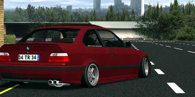 Play car e46 m3 simulator in city 2017