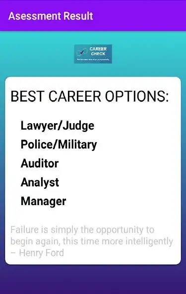 Play Career Check  and enjoy Career Check with UptoPlay