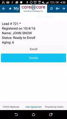Play Care n Care Enrollment App