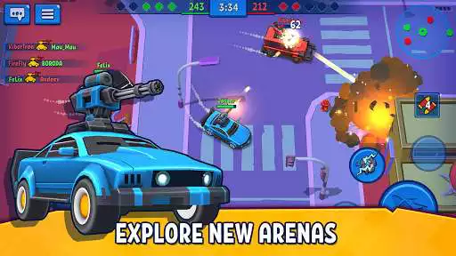 Play Car Force: PvP Shooter Games as an online game Car Force: PvP Shooter Games with UptoPlay