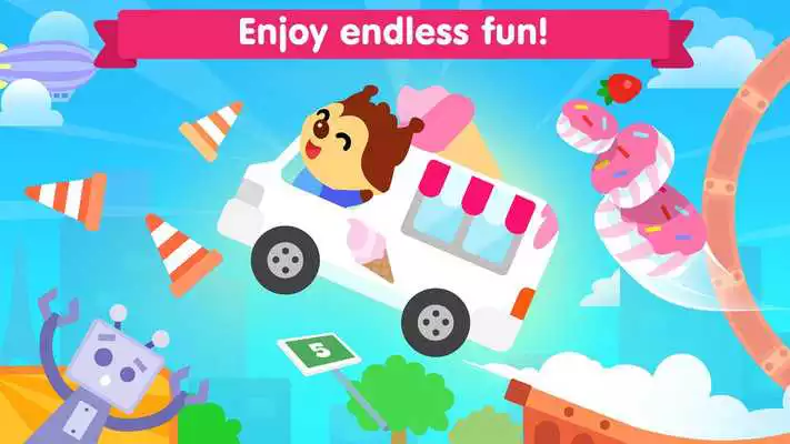 Play Car game for toddlers - kids racing cars games