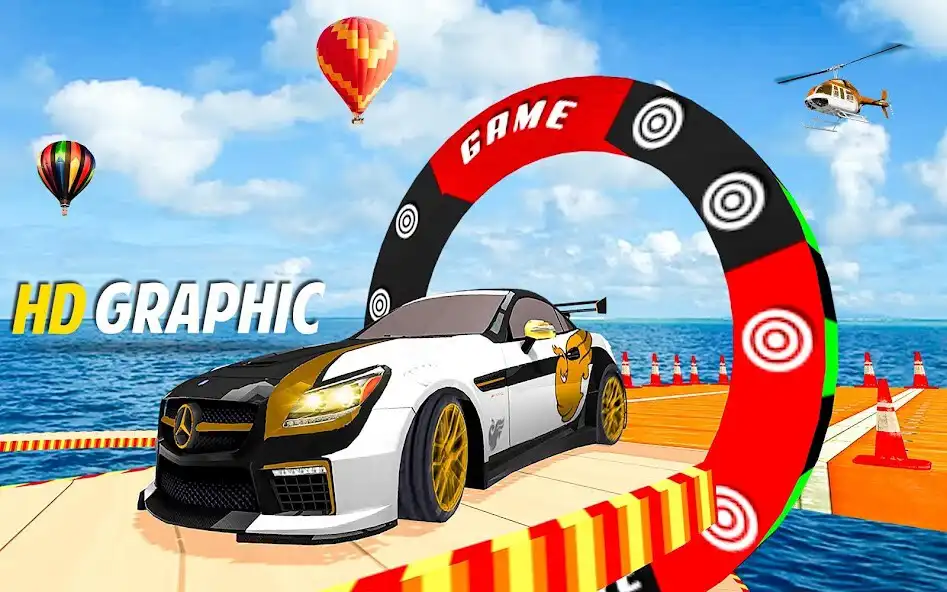 Play Car Games 3D: Jet Car Stunt as an online game Car Games 3D: Jet Car Stunt with UptoPlay