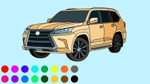 Play Car games - Car coloring games as an online game Car games - Car coloring games with UptoPlay
