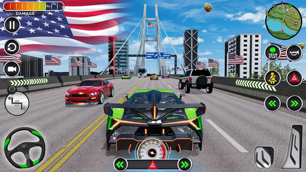 Play Car Games: City Driving School as an online game Car Games: City Driving School with UptoPlay