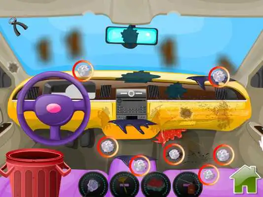 Play Car garage cleaning games