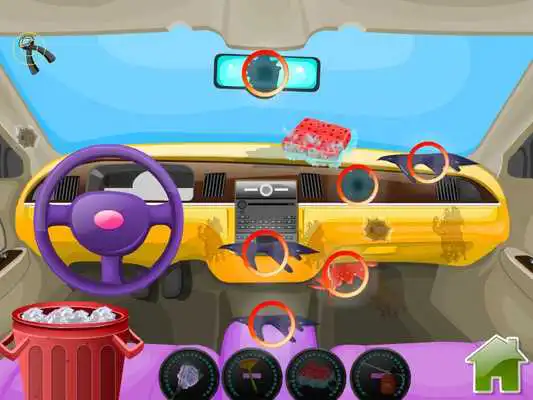 Play Car garage cleaning games