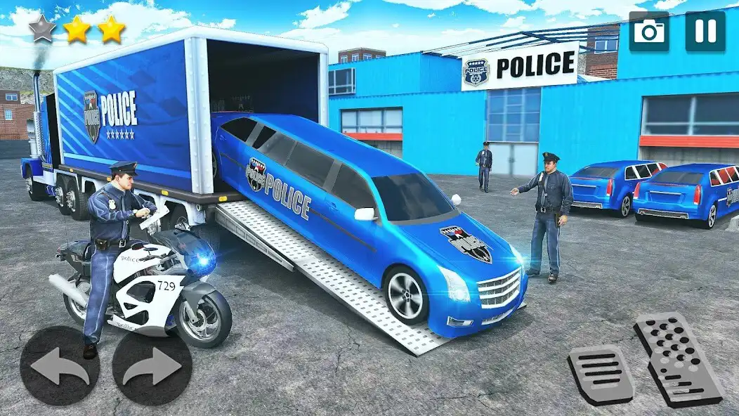 Play Cargo Airplane Police Vehicle as an online game Cargo Airplane Police Vehicle with UptoPlay