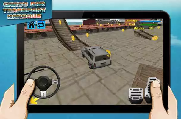 Play Cargo Car Transporter Harbour