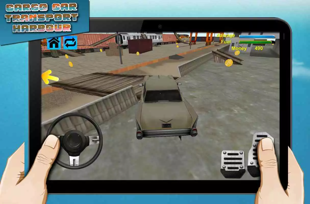 Play Cargo Car Transporter Harbour