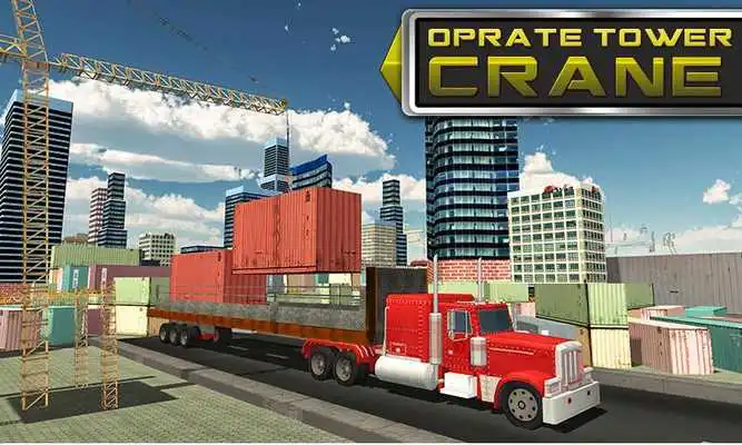 Play Cargo Container Delivery Truck
