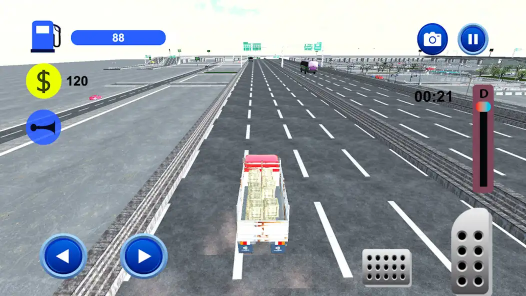 Play Cargo Delivery: 3D Truck Sim as an online game Cargo Delivery: 3D Truck Sim with UptoPlay