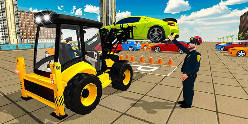 Play Cargo Forklift Driving Simulator 3D  and enjoy Cargo Forklift Driving Simulator 3D with UptoPlay