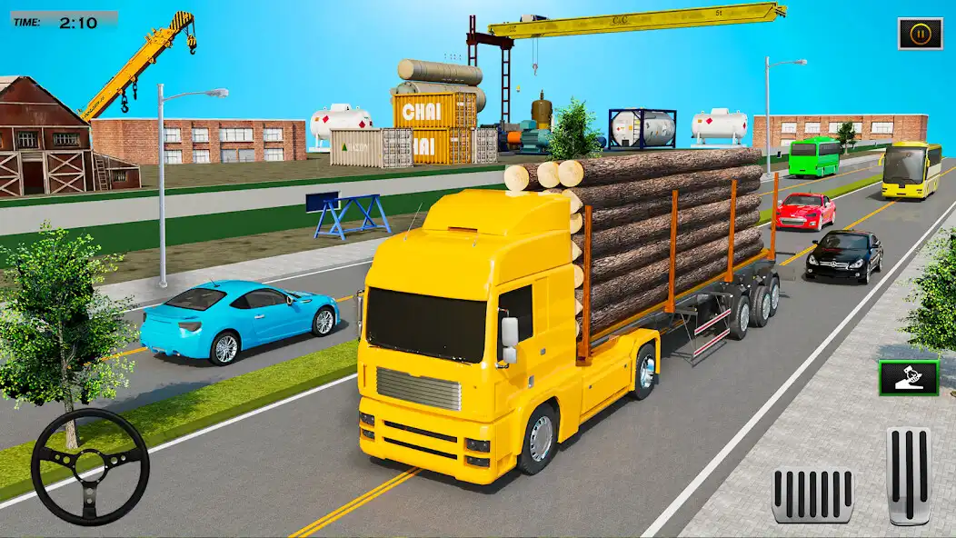 Play Cargo Service: Transport truck as an online game Cargo Service: Transport truck with UptoPlay