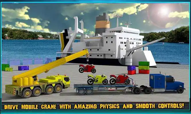 Play Cargo Ship Crane Simulator
