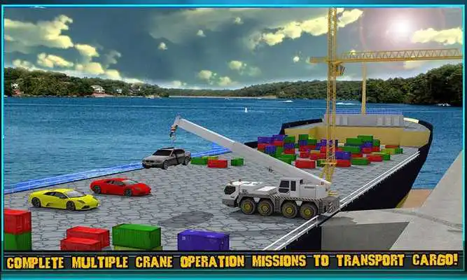 Play Cargo Ship Crane Simulator