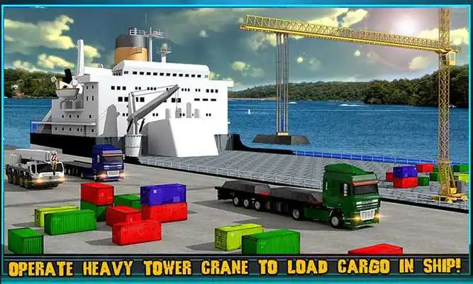 Play Cargo Ship Crane Simulator