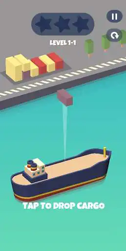 Play Cargo ship stacking - Fun container physics arcade  and enjoy Cargo ship stacking - Fun container physics arcade with UptoPlay