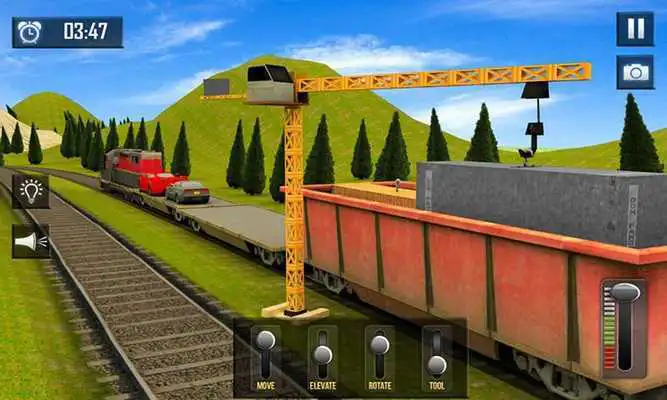 Play Cargo Train Hill Car Transport