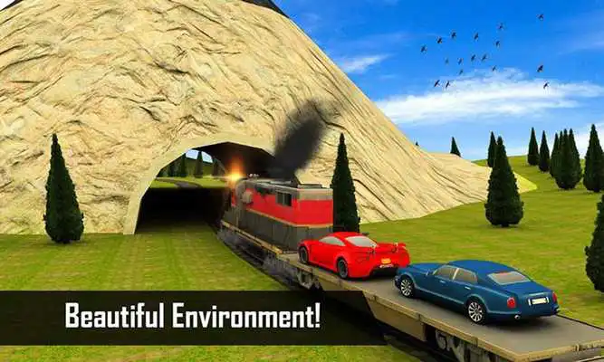 Play Cargo Train Hill Car Transport