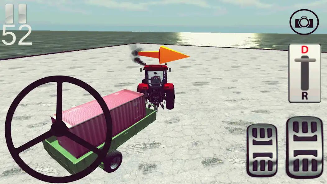 Play Cargo Transport with Tractor as an online game Cargo Transport with Tractor with UptoPlay
