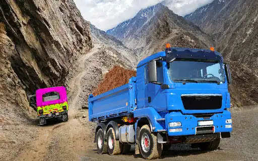 Play Cargo Truck Game: Transporter Truck Simulation as an online game Cargo Truck Game: Transporter Truck Simulation with UptoPlay