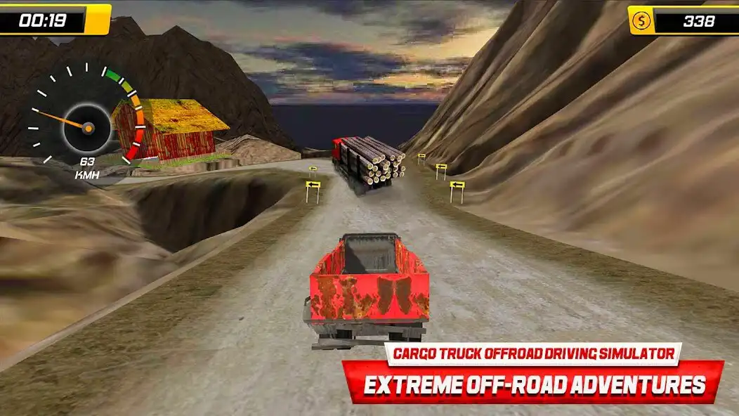 Play Cargo Truck Offroad Driving Simulator-Hill Station as an online game Cargo Truck Offroad Driving Simulator-Hill Station with UptoPlay