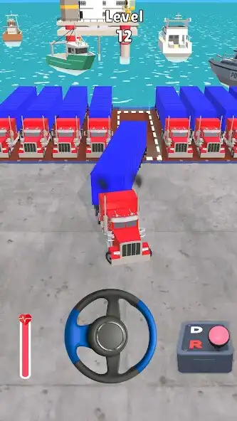 Play Cargo Truck Parking as an online game Cargo Truck Parking with UptoPlay