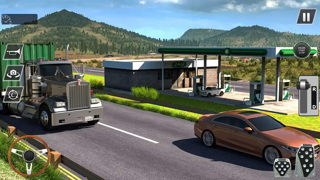 Play Cargo Truck Sim : American as an online game Cargo Truck Sim : American with UptoPlay