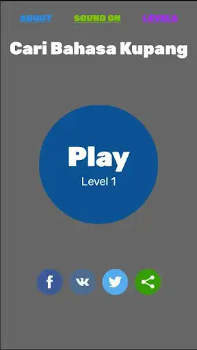 Play Cari Bahasa Kupang as an online game Cari Bahasa Kupang with UptoPlay